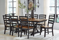Homestyle Furniture - Ashley Furniture - Wildenauer Dining Table and 8 Chairs - Dining Table and 8 Chairs - D634D5