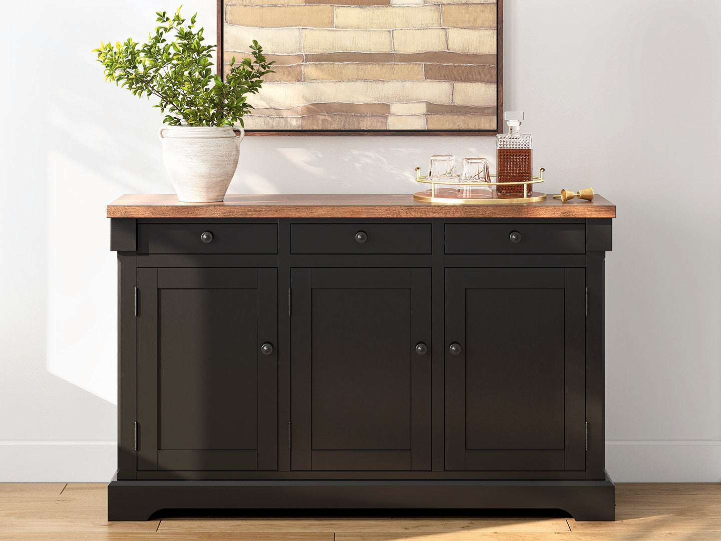 Homestyle Furniture - Ashley Furniture - Wildenauer Dining Buffet - Dining Room Buffet - D634-80