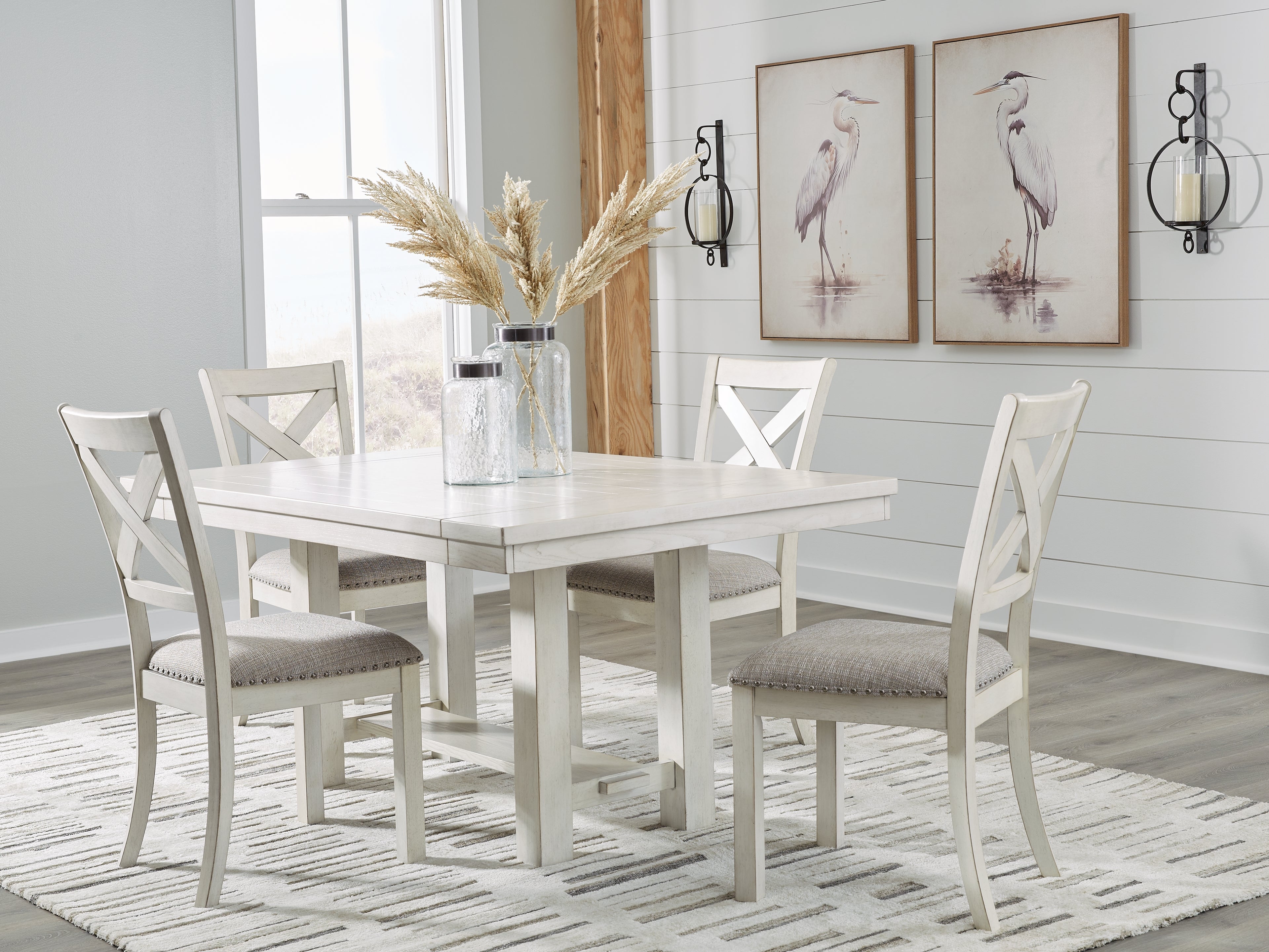 Homestyle Furniture - Ashley Furniture - Robbinsdale Dining Table and 4 Chairs - Dining Table and 4 Chairs - D642D3