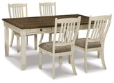 Homestyle Furniture - Ashley Furniture - Bolanburg Dining Table with 4 Chairs - Dining Table with 4 Chairs - D647D1