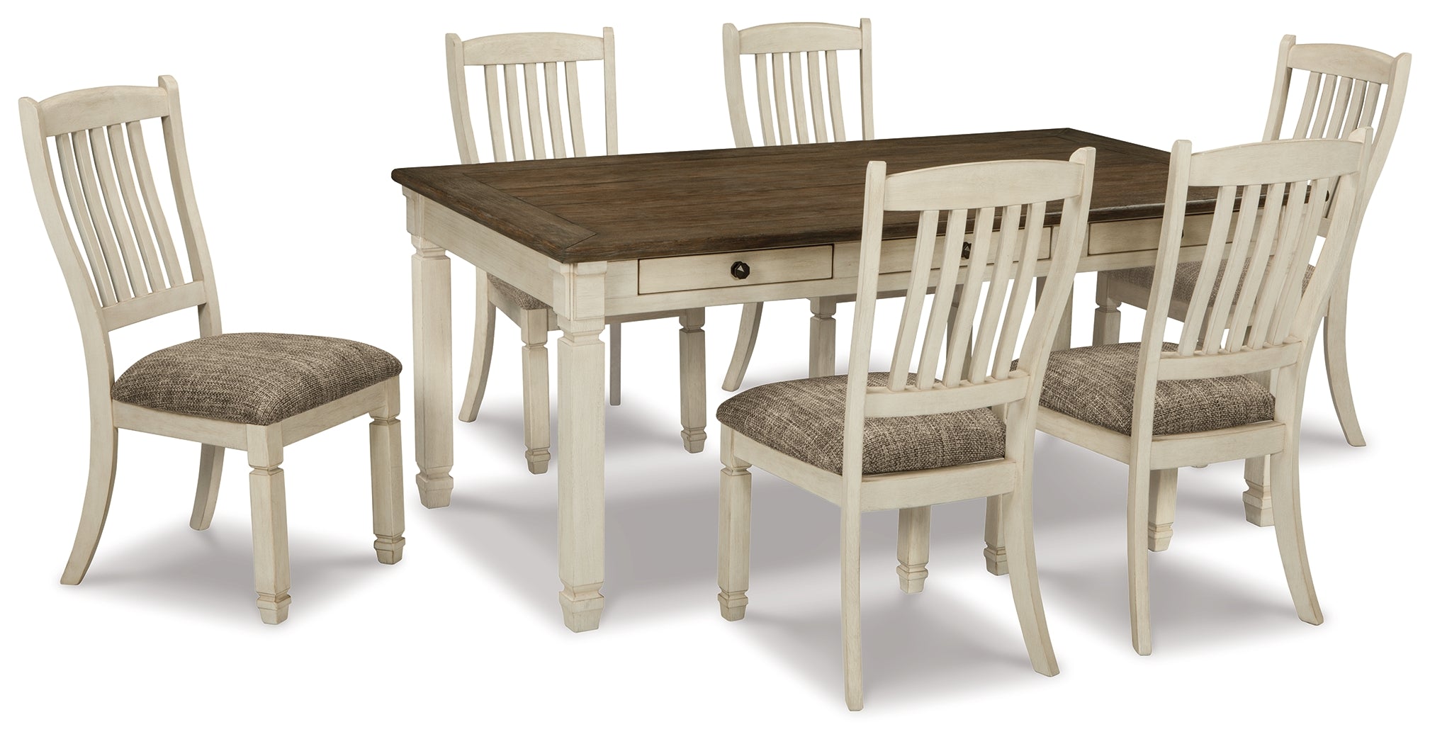 Homestyle Furniture - Ashley Furniture - Bolanburg Dining Table with 6 Chairs - Dining Table with 6 Chairs - D647D8