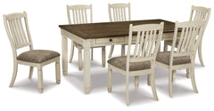 Homestyle Furniture - Ashley Furniture - Bolanburg Dining Table with 6 Chairs - Dining Table with 6 Chairs - D647D8