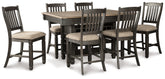 Homestyle Furniture - Ashley Furniture - Tyler Creek Counter Height Dining Table and 6 Barstools - Counter Height Dining Table and 6 Barstools - D736D5