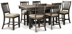 Homestyle Furniture - Ashley Furniture - Tyler Creek Counter Height Dining Table and 6 Barstools - Counter Height Dining Table and 6 Barstools - D736D5