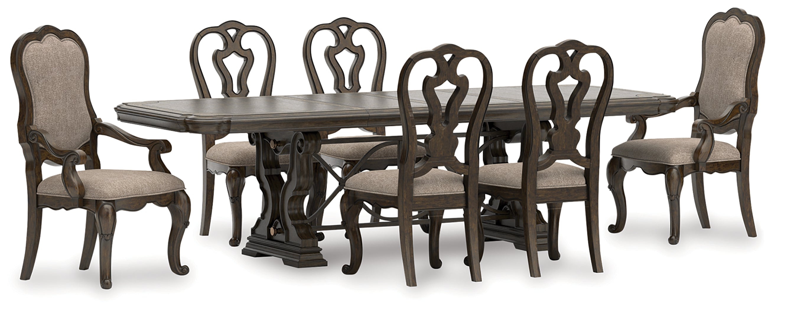 Homestyle Furniture - Ashley Furniture - Maylee Dining Table and 6 Chairs - Dining Table and 6 Chairs - D947D3