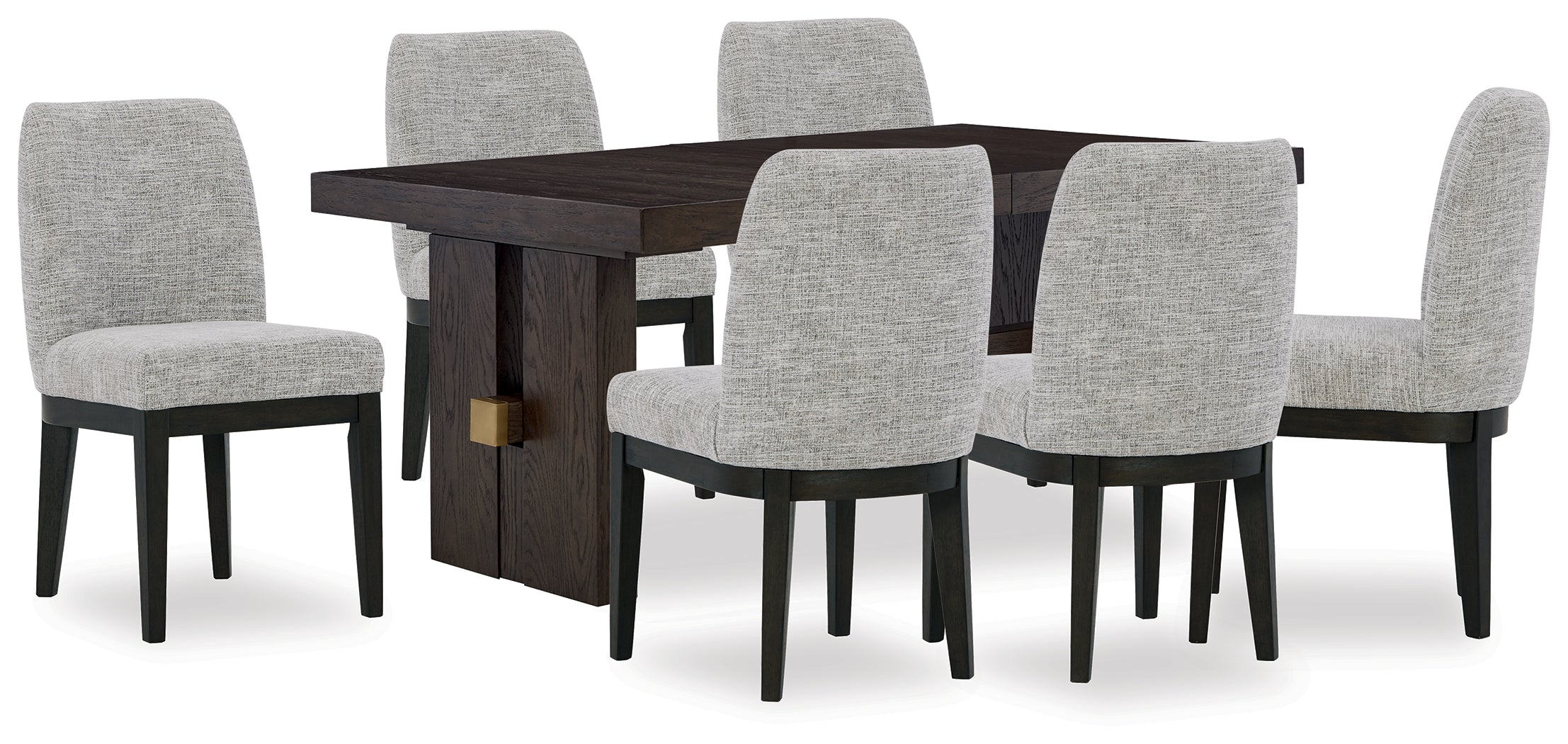 Homestyle Furniture - Ashley Furniture - Burkhaus Dining Table and 6 Chairs - Dining Table and 6 Chairs - D984D8