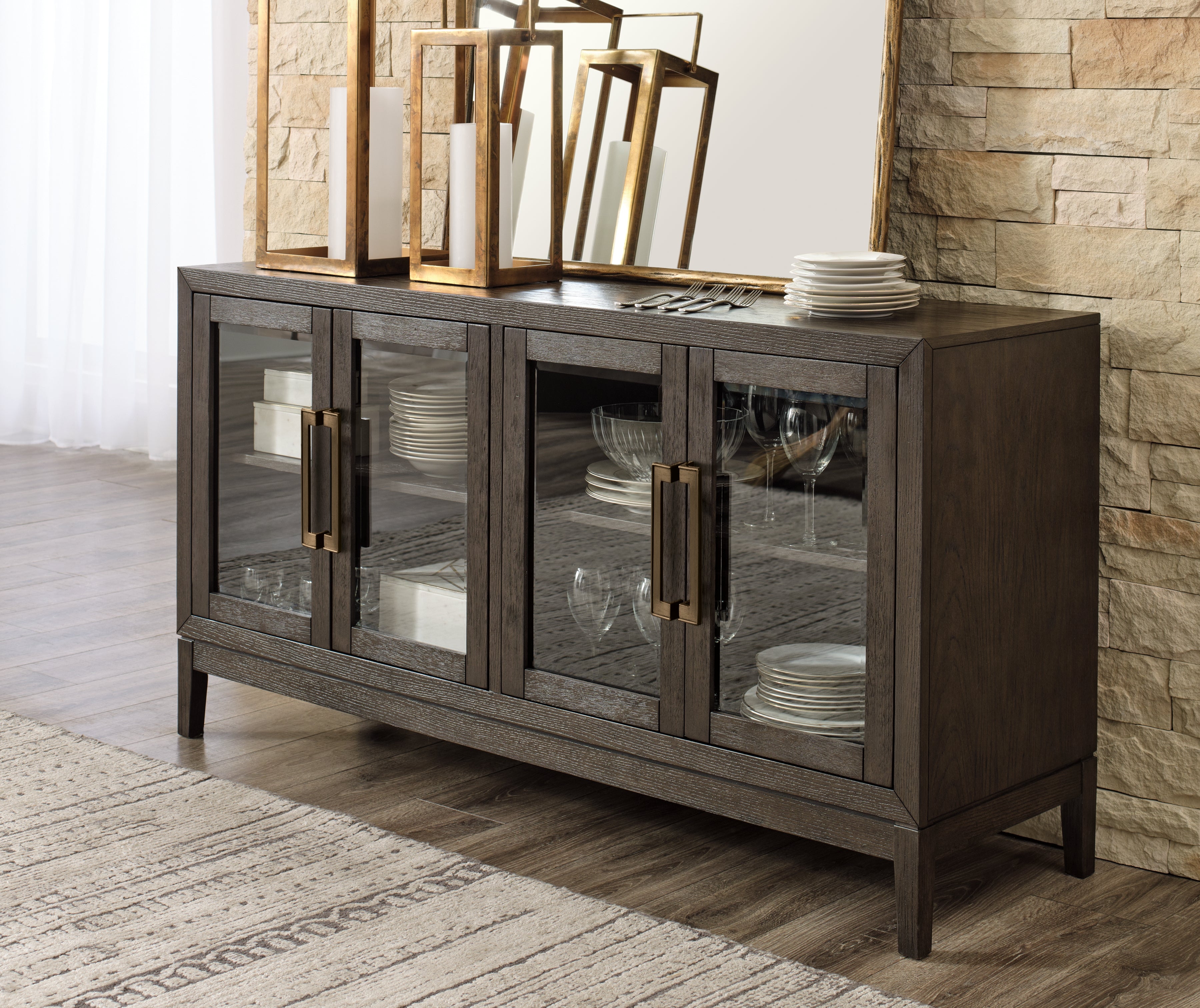 Homestyle Furniture - Ashley Furniture - Burkhaus Dining Server - Dining Room Server - D984-60