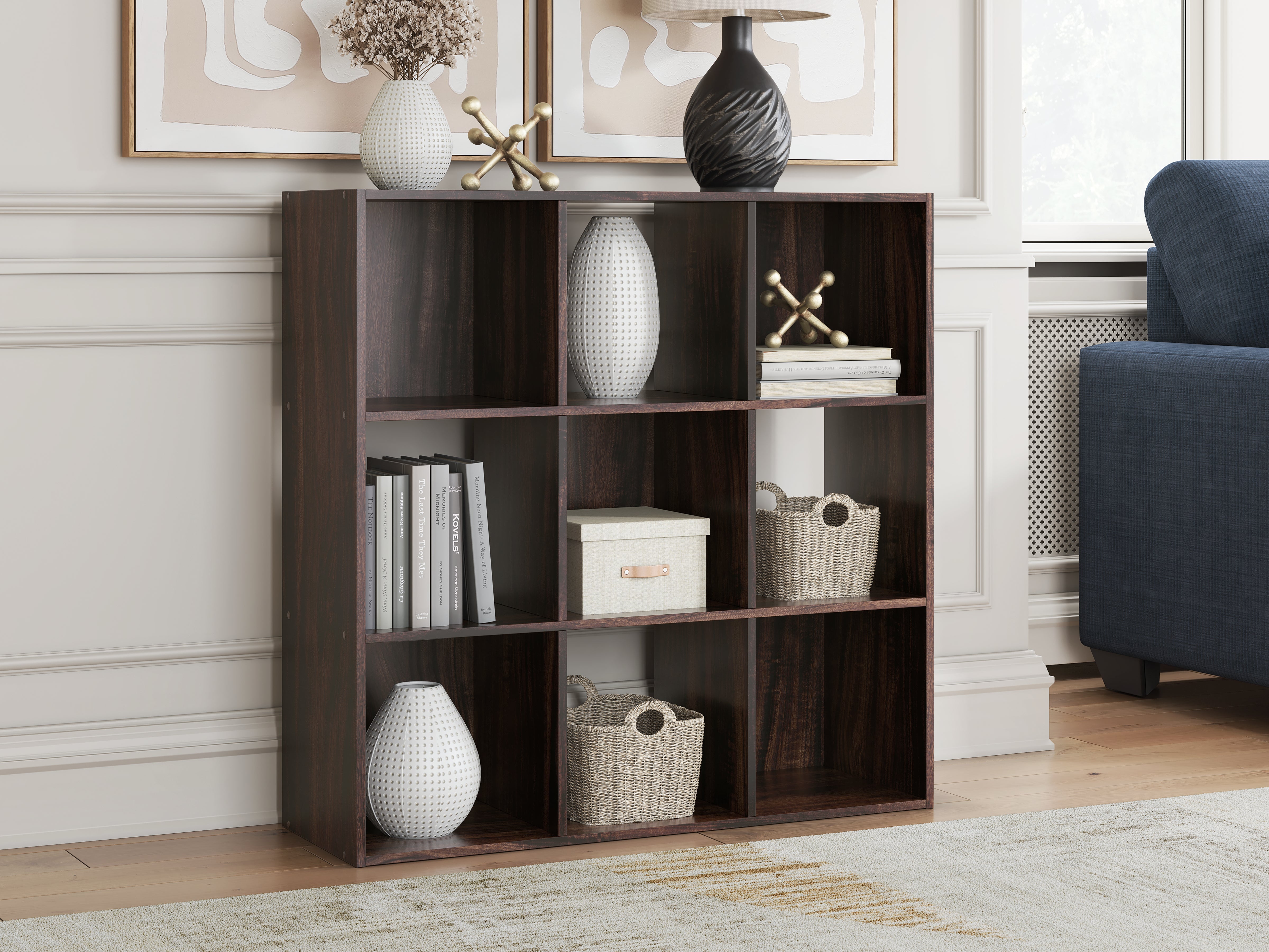 Homestyle Furniture - Ashley Furniture - Glosmount Nine Cube Organizer - Nine Cube Organizer - EA1055-3X3