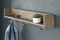 Homestyle Furniture - Ashley Furniture - Oliah Wall Mounted Coat Rack with Shelf - Wall Mounted Coat Rack w/Shelf - EA2270-151