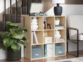 Homestyle Furniture - Ashley Furniture - Piperton Nine Cube Organizer - Nine Cube Organizer - EA2444-3X3