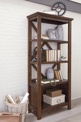 Homestyle Furniture - Ashley Furniture - Baldridge 75" Bookcase - Large Bookcase - H675-17