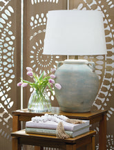 Homestyle Furniture - Ashley Furniture - Shawburg Table Lamp - Terracotta Table Lamp (1/CN) - L100814