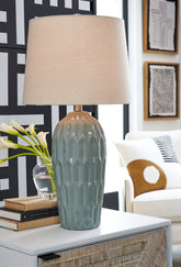 Homestyle Furniture - Ashley Furniture - Hadbury Table Lamp (Set of 2) - Ceramic Table Lamp (Set of 2) - L178034