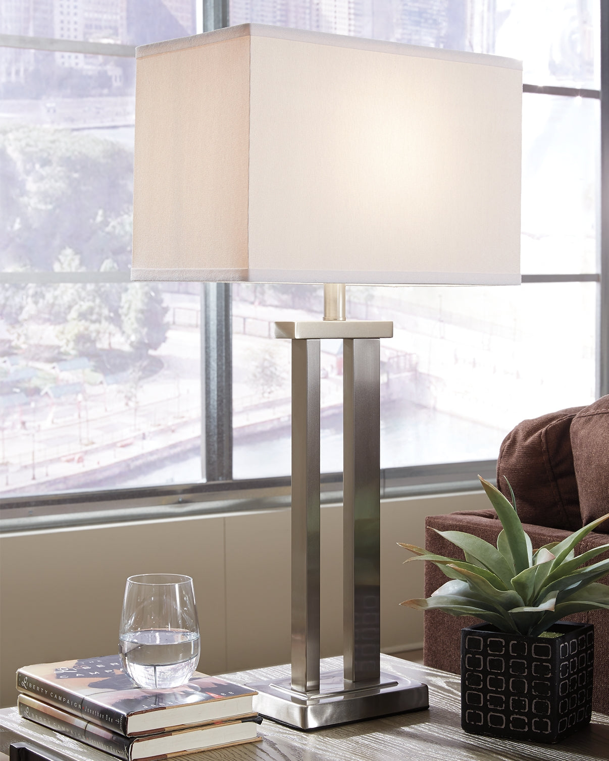 Homestyle Furniture - Ashley Furniture - Aniela Table Lamp (Set of 2) - Metal Table Lamp (Set of 2) - L204054