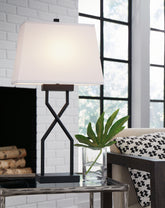 Homestyle Furniture - Ashley Furniture - Brookthrone Table Lamp (Set of 2) - Metal Table Lamp (Set of 2) - L204514