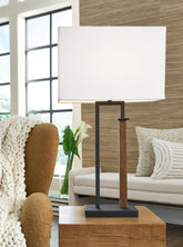 Homestyle Furniture - Ashley Furniture - Voslen Table Lamp (Set of 2) - Metal Table Lamp (Set of 2) - L204554