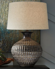 Homestyle Furniture - Ashley Furniture - Magan Table Lamp - Metal Table Lamp (1/CN) - L207354