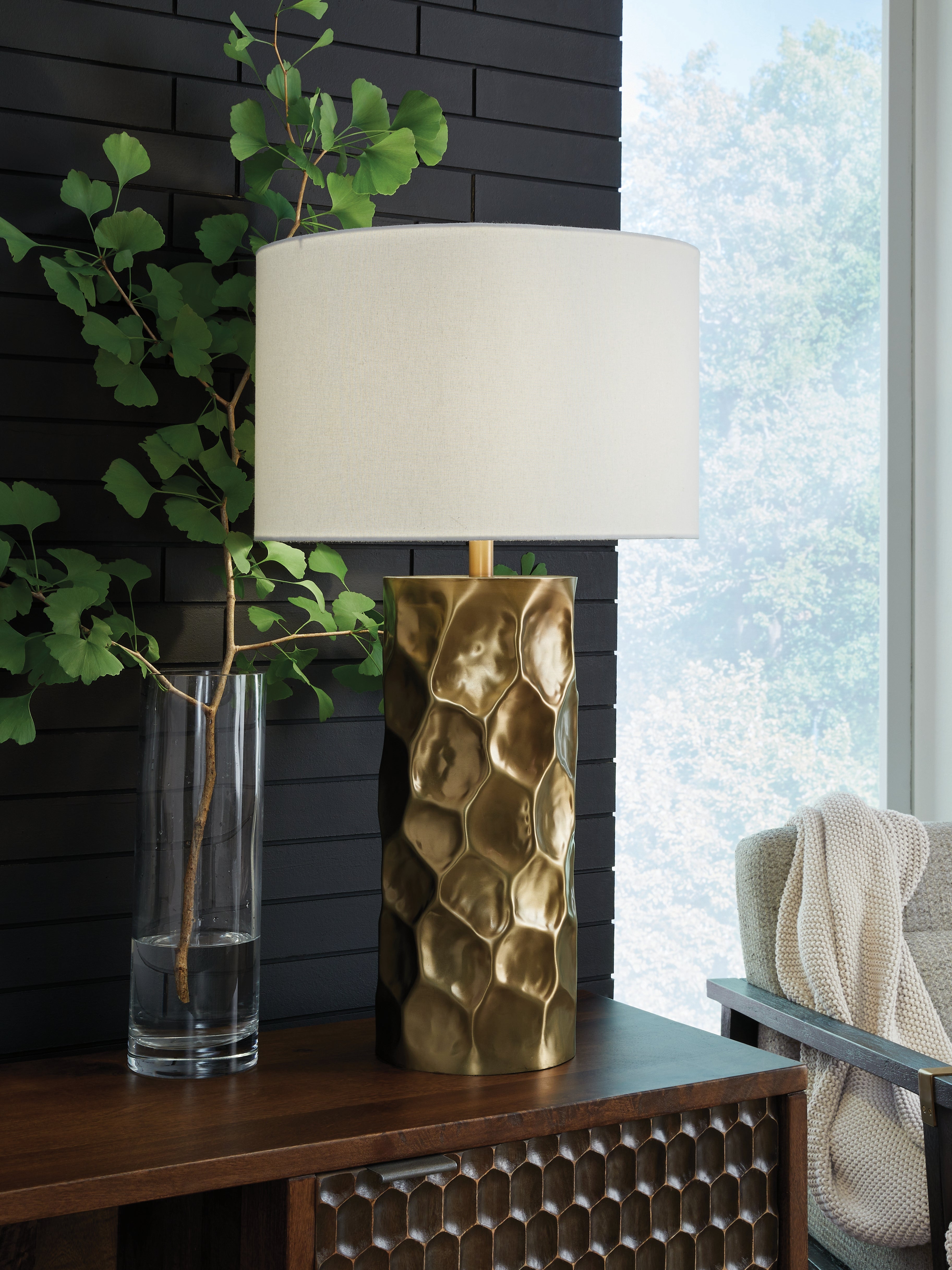 Homestyle Furniture - Ashley Furniture - Marshawn Table Lamp - Metal Table Lamp (1/CN) - L207524