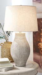 Homestyle Furniture - Ashley Furniture - Layal Table Lamp - Paper Table Lamp (1/CN) - L235634