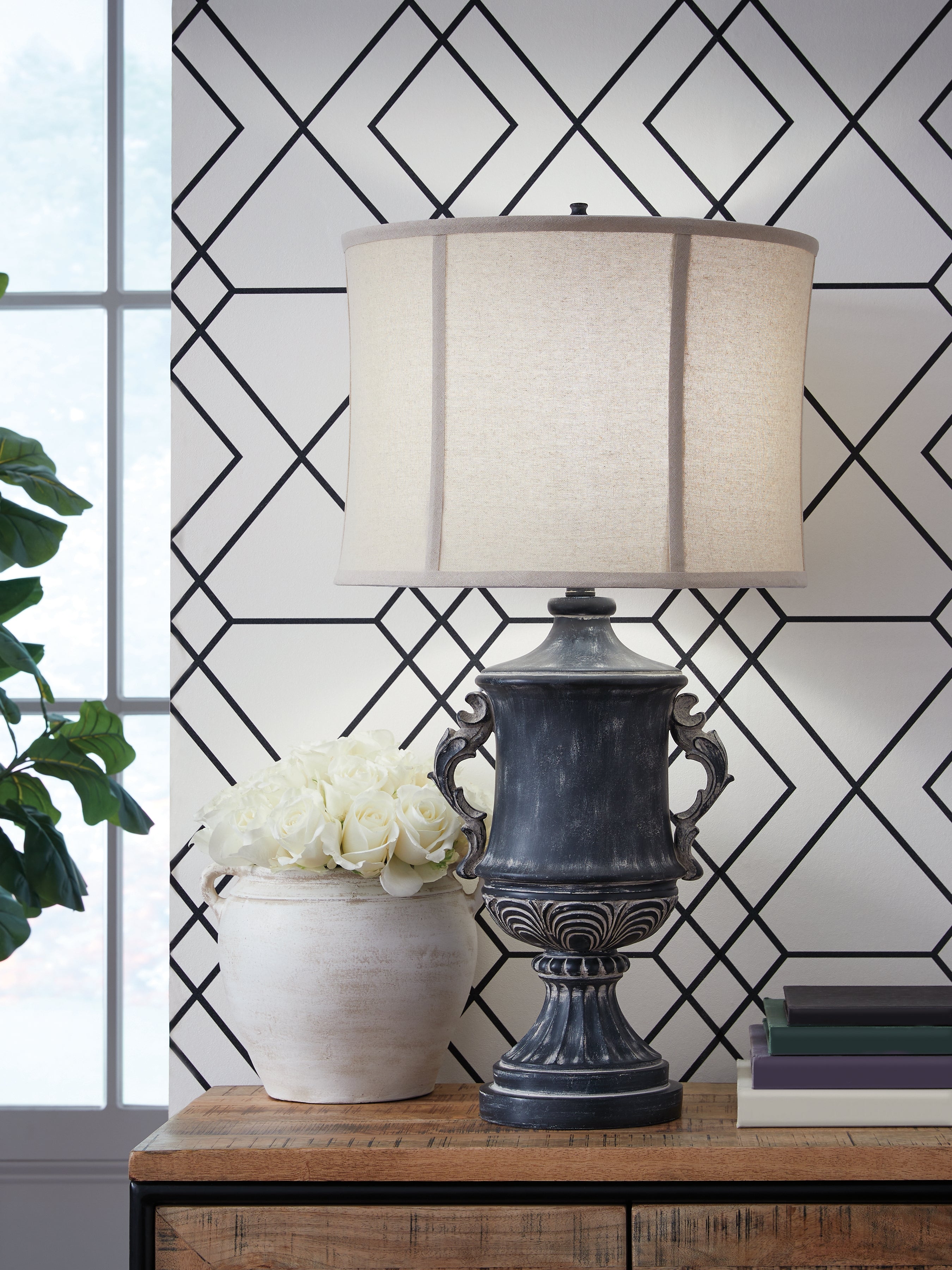 Homestyle Furniture - Ashley Furniture - Morvanford Table Lamp - Poly Table Lamp (1/CN) - L235834