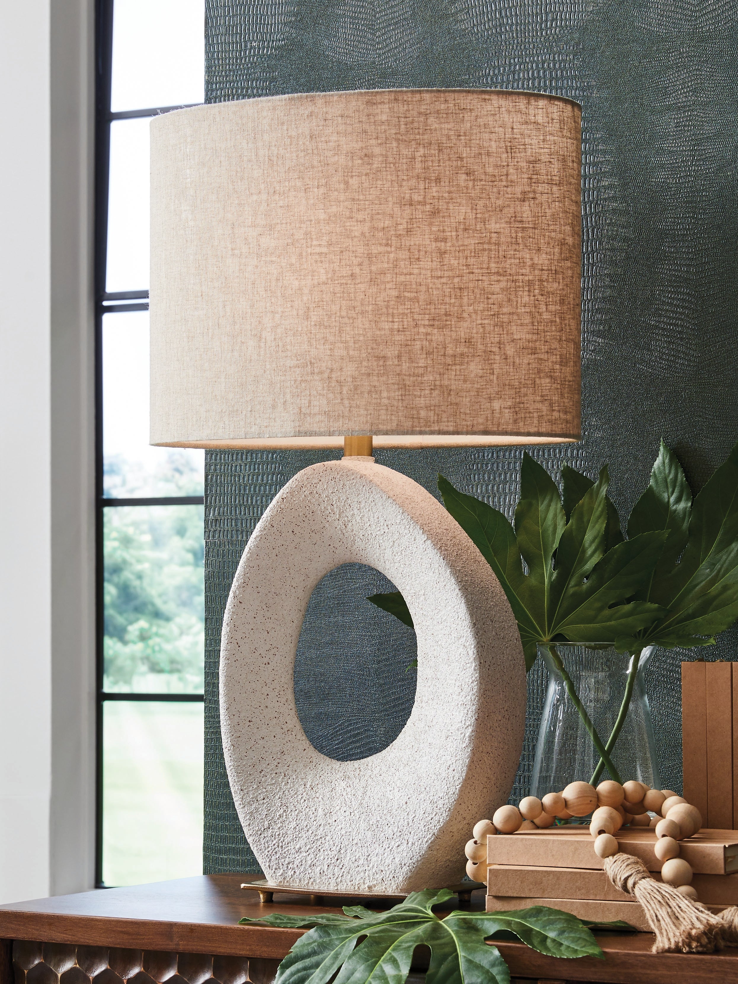 Homestyle Furniture - Ashley Furniture - Trentlen Table Lamp - Paper Table Lamp (1/CN) - L235984