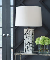 Homestyle Furniture - Ashley Furniture - Macaria Table Lamp - Marble Table Lamp (1/CN) - L429044