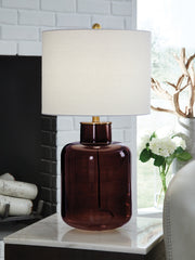 Homestyle Furniture - Ashley Furniture - Mette Table Lamp - Glass Table Lamp (1/CN) - L430924