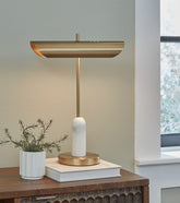 Homestyle Furniture - Ashley Furniture - Rowleigh Desk Lamp - Marble Desk Lamp (1/CN) - L734392