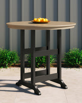 Homestyle Furniture - Ashley Furniture - Fairen Trail Bar Table - Round Bar Table w/UMB OPT - P211-613