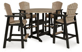 Homestyle Furniture - Ashley Furniture - Fairen Trail Outdoor Counter Height Dining Table with 2 Barstools - Outdoor Counter Height Dining Table with 2 Barstools - P211P1