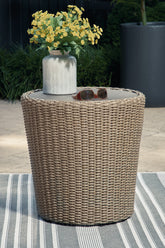Homestyle Furniture - Ashley Furniture - Danson Outdoor End Table - Round End Table - P505-706