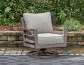 Homestyle Furniture - Ashley Furniture - Hillside Barn Outdoor Swivel Lounge with Cushion - Swivel Lounge w/ Cushion - P564-821
