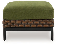 Horizon Hall Outdoor Ottoman with Cushion