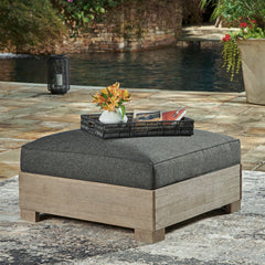Homestyle Furniture - Ashley Furniture - Citrine Park Outdoor Ottoman with Cushion - Ottoman with Cushion - P660-814