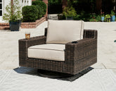 Homestyle Furniture - Ashley Furniture - Coastline Bay Outdoor Swivel Lounge with Cushion - Swivel Lounge w/ Cushion - P784-821
