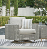 Homestyle Furniture - Ashley Furniture - Seton Creek Outdoor Swivel Lounge with Cushion - Swivel Lounge w/ Cushion - P798-821