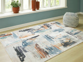 Homestyle Furniture - Ashley Furniture - Hessland 8' x 10' Washable Rug - 8' x 10' Washable Rug - R407051