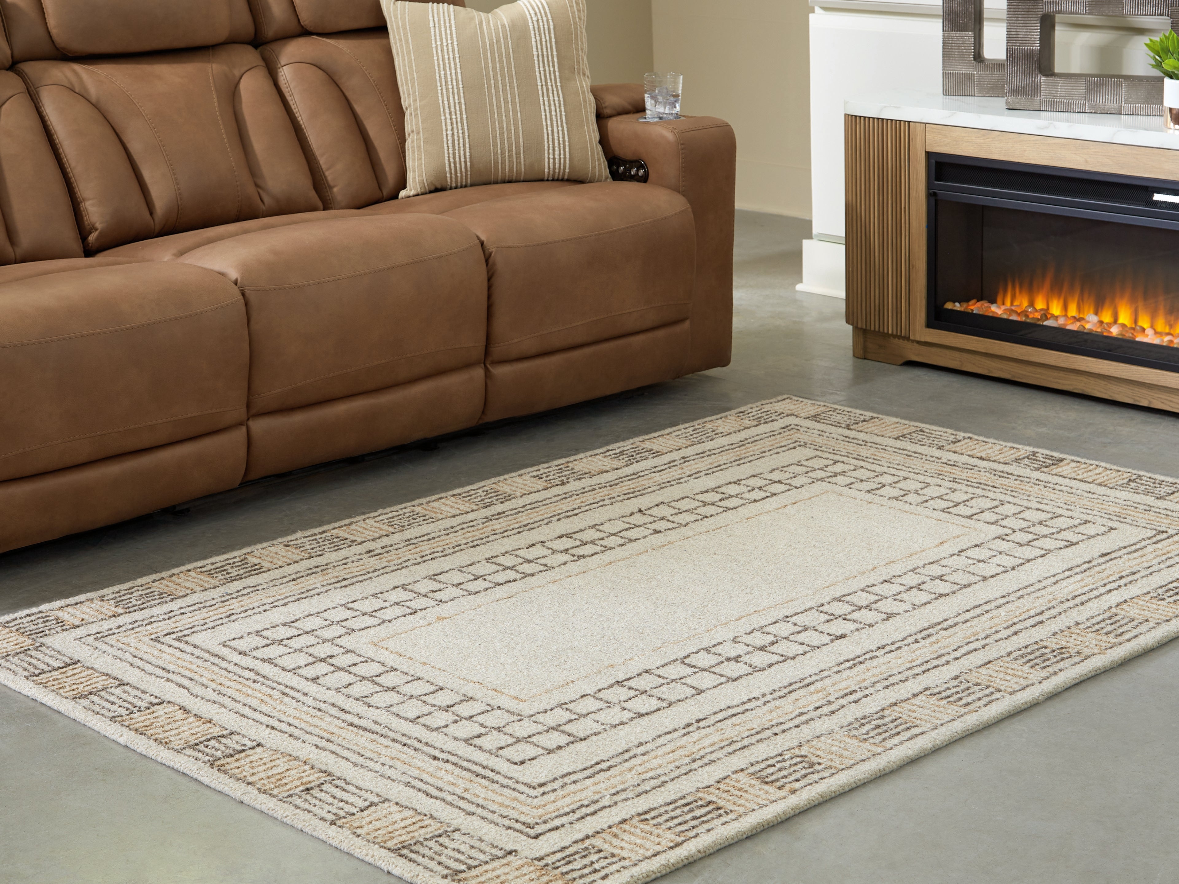 Homestyle Furniture - Ashley Furniture - Idaman Medium Rug - Medium Rug - R407292
