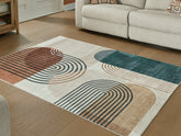 Homestyle Furniture - Ashley Furniture - Farrendale Washable 8' x 10' Area Rug - Washable 8' x 10' Area Rug - R407381