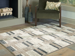 Homestyle Furniture - Ashley Furniture - Alstone 5'3" x 7' Area Rug - 5'3" x 7' Area Rug - R407732