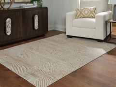 Homestyle Furniture - Ashley Furniture - Bachus 5'3" x 7' Area Rug - 5'3" x 7' Area Rug - R407752