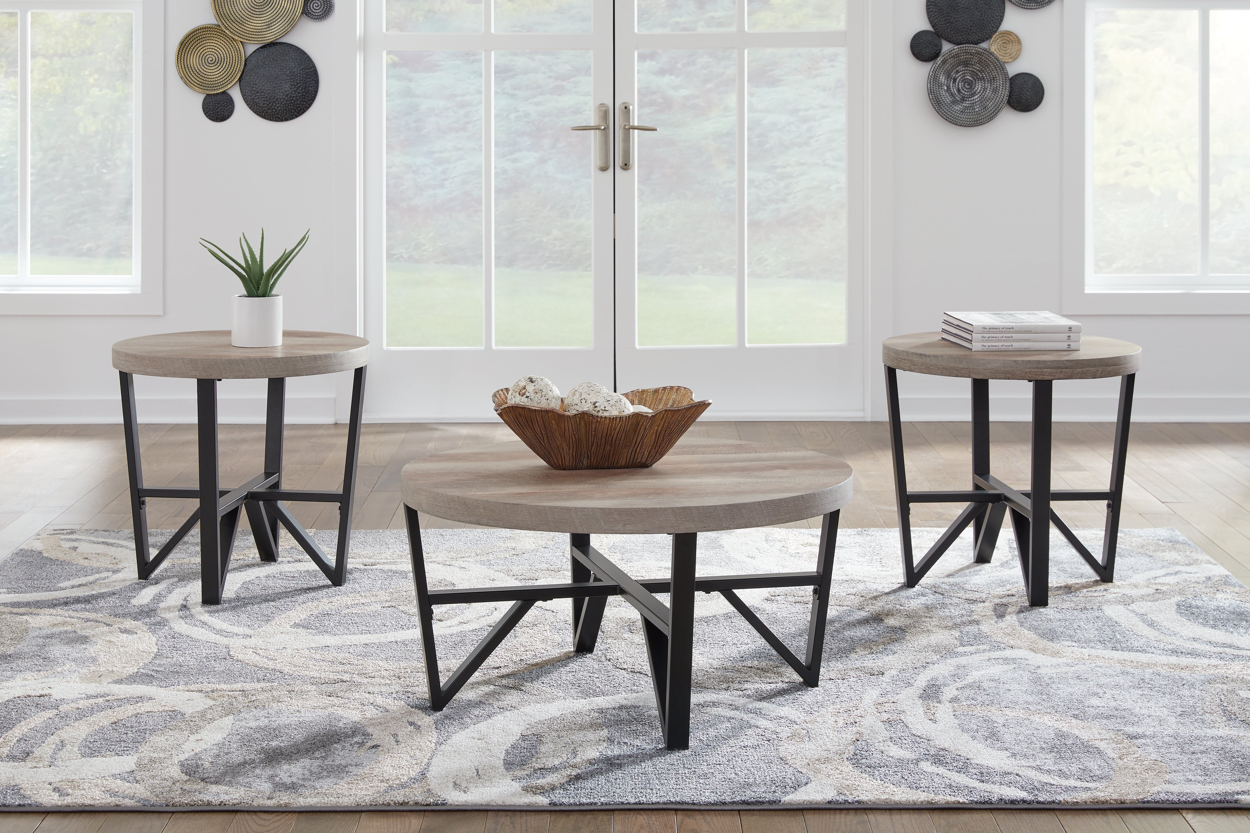 Homestyle Furniture - Ashley Furniture - Deanlee Table (Set of 3) - Occasional Table Set (3/CN) - T235-13