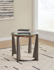 Homestyle Furniture - Ashley Furniture - Frazwa End Table - Round End Table - T432-6