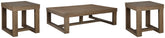 Homestyle Furniture - Ashley Furniture - Cariton Coffee Table and 2 End Tables - Coffee Table and 2 End Tables - T471T1