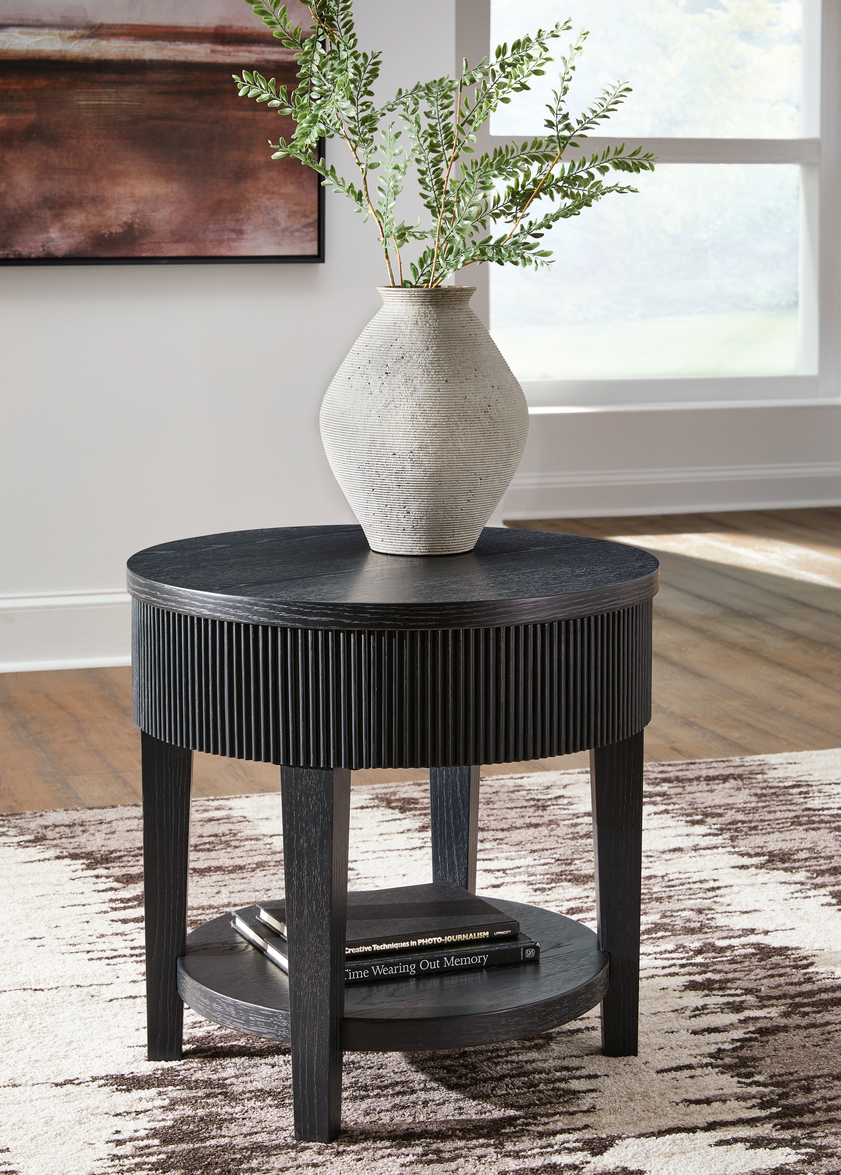 Homestyle Furniture - Ashley Furniture - Marstream End Table - Round End Table - T551-6