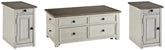 Homestyle Furniture - Ashley Furniture - Bolanburg Coffee Table and 2 Chairside End Tables - Coffee Table and 2 Chairside End Tables - T637T2