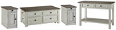 Homestyle Furniture - Ashley Furniture - Bolanburg Coffee Table and 2 Chairside End Tables with Console - Coffee Table and 2 Chairside End Tables with Console - T637T4