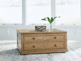 Homestyle Furniture - Ashley Furniture - Sharlance Lift-Top Coffee Table - Lift Top Cocktail Table - T655-9