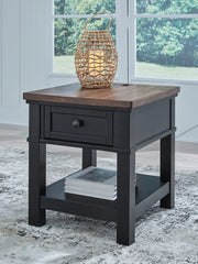 Homestyle Furniture - Ashley Furniture - Wildenauer End Table - Rectangular End Table - T664-3