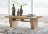 Homestyle Furniture - Ashley Furniture - Kristiland Coffee Table - Rectangular Cocktail Table - T674-1